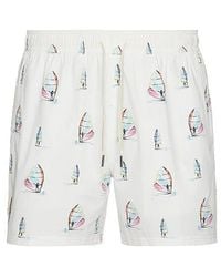 Fair Harbor - Trunks Natación En Color Blanco Talla (También En M, S, Xl/1X) - Lyst