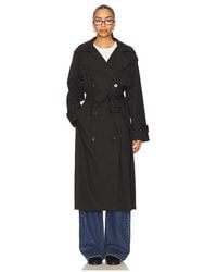 Elodie the Label - Abrigo Trenca Mason En Color Negro Talla (También En M, S, Xl, Xs) - Lyst