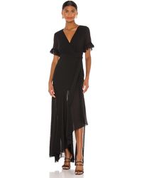 Privacy Please Chrysanthemum Gown - Schwarz