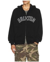 Brixton - Dugout Full Zip Fleece Hoodie - Lyst