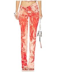 MASHA POPOVA - Flower Bell Bottom Asymmetric Skinny - Lyst