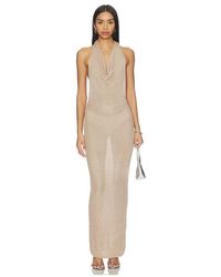 superdown Fleur Maxi Dress in Brown | Lyst