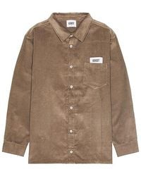 KROST - Corduroy Button Up Shirt - Lyst