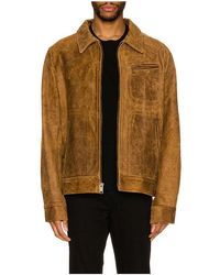 Schott Nyc - Duke Unlined Rough Suede Jacket - Lyst