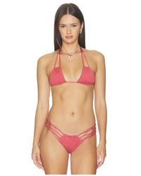 Indah - Ali Triangle Bikini Top - Lyst