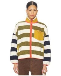 The Great - Chaqueta Cremallera Plush Terrain En Color Verde Talla (También En M, S, Xs) - Lyst