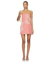 Hemant & Nandita - Strapless Mini Dress - Lyst