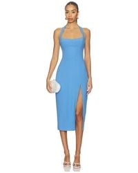 Amanda Uprichard - Antonella Midi Dress - Lyst