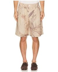 Feng Chen Wang - Printed Plant Dye Shorts - Lyst