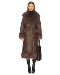 Cinq À Sept - Abrigo Panama En Color Marrón Talla (También En M, S, Xs) - Lyst