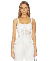 Generation Love - Nicole Mesh Lace Bustier - Lyst
