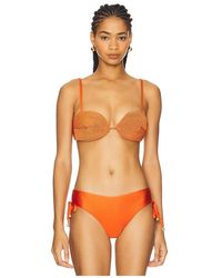 PATBO - Jersey Sands Braided Bustier Bikini Top - Lyst