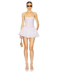 Helsa - Stripe Bubble Mini Dress - Lyst