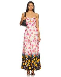 Essentiel Antwerp - Vestido Midi Heorgia En Color Ivory, Talla (También En 34, 36, 38, 40) - Lyst