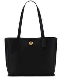 COACH - Polished Pebble Leather Willow Tote 38 - Lyst