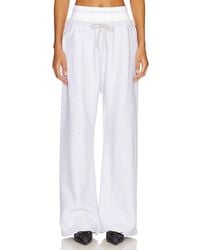 Alexander Wang - Wide Leg Sweatpant With Exposed Brief - Lyst
