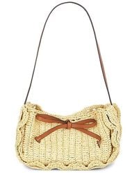 Ulla Johnson - Marina Raffia Scallop Pouchette Bag - Lyst
