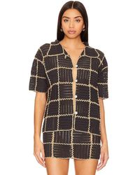 She Made Me - Edith Patchwork Shirt - Lyst