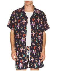 ARRELS Barcelona - Catch The Wind X Gary Baseman Camp Collar Shirt - Lyst
