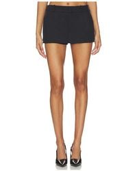 Alexander Wang - Mid Rise Mini Skort With Side Slit Zippers - Lyst