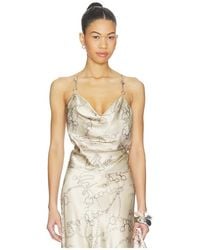 L'Agence - 'Agence Calista Cowl Cami - Lyst