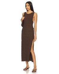 Free People - Vestido Midi Lilliana En Color Marrón Talla (También En M, S, Xl, Xs) - Lyst