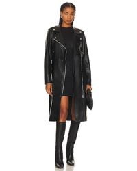 Steve Madden - Kenna Faux Leather Coat - Lyst