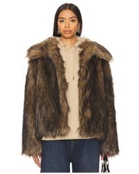 superdown - Abrigo Kennedy En Color Marrón Talla (También En M, S, Xl, Xs, Xxs) - Lyst