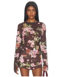 AFRM - Kaylee Silken Lace Top - Lyst