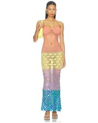 superdown - Hildie Crochet Maxi Dress - Lyst