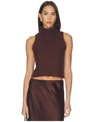 SABLYN - Saige Cropped Turtleneck Top - Lyst