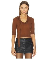 THE GARMENT - Bergen Scarf Knit Top - Lyst