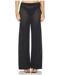 L'Agence - 'Agence Gaelle Pointelle Knit Pant - Lyst