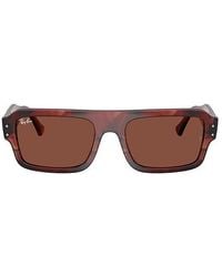 Ray-Ban - Flacko Rectangular Sunglasses - Lyst