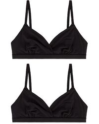 Skims - Fits Everybody Crossover Bralette 2 Pack - Lyst