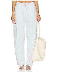 La Ligne - Pantalón De Cambray En Color Bebe Azul Talla (También En M, S, Xs) - Lyst