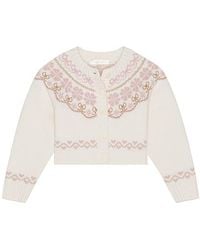 LoveShackFancy - Cardigan Wrenna - Lyst