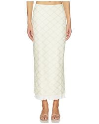 Line & Dot - Norelle Midi Skirt - Lyst
