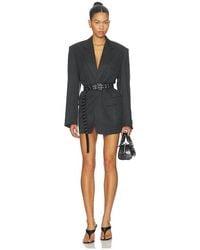Alexander Wang - Blazer Oversized En Color Negro Talla (También En S, M) - Lyst