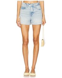 GOOD AMERICAN - Good '90S Shorts En Color Azul Talla (También En 00, 10, 12, 14, 16, 18, 2, 20, 22, 24, 4, 6, 8) - Lyst
