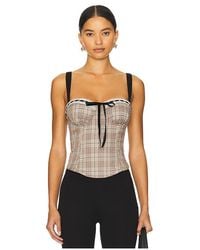MORE TO COME - Flora Corset Top - Lyst