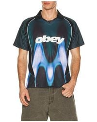 Obey - Blurred Soccer Jersey - Lyst