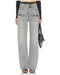Alexander Wang - Silk Prestyle Float Jeans With Horizontal Zips - Lyst