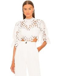 Michael Costello - X Revolve Jovani Crop Top - Lyst