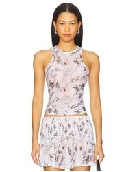 Juliet Johnstone - Mesh Tank Top - Lyst