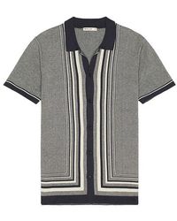 Marine Layer - Camisa Botones Ethan En Color Azul Marino Talla (También En S, Xl/1X) - Lyst
