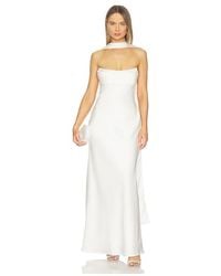 Runaway the Label - Madeleine Strapless Maxi Dress - Lyst