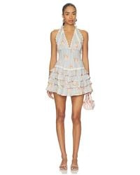 LoveShackFancy - ROBE KERCH en Baby Blue - Lyst