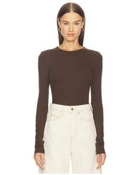 GRLFRND - Crew Neck Extra Long Sleeve Tee - Lyst