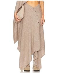 Helsa - Lauren Midi Knit Skirt - Lyst